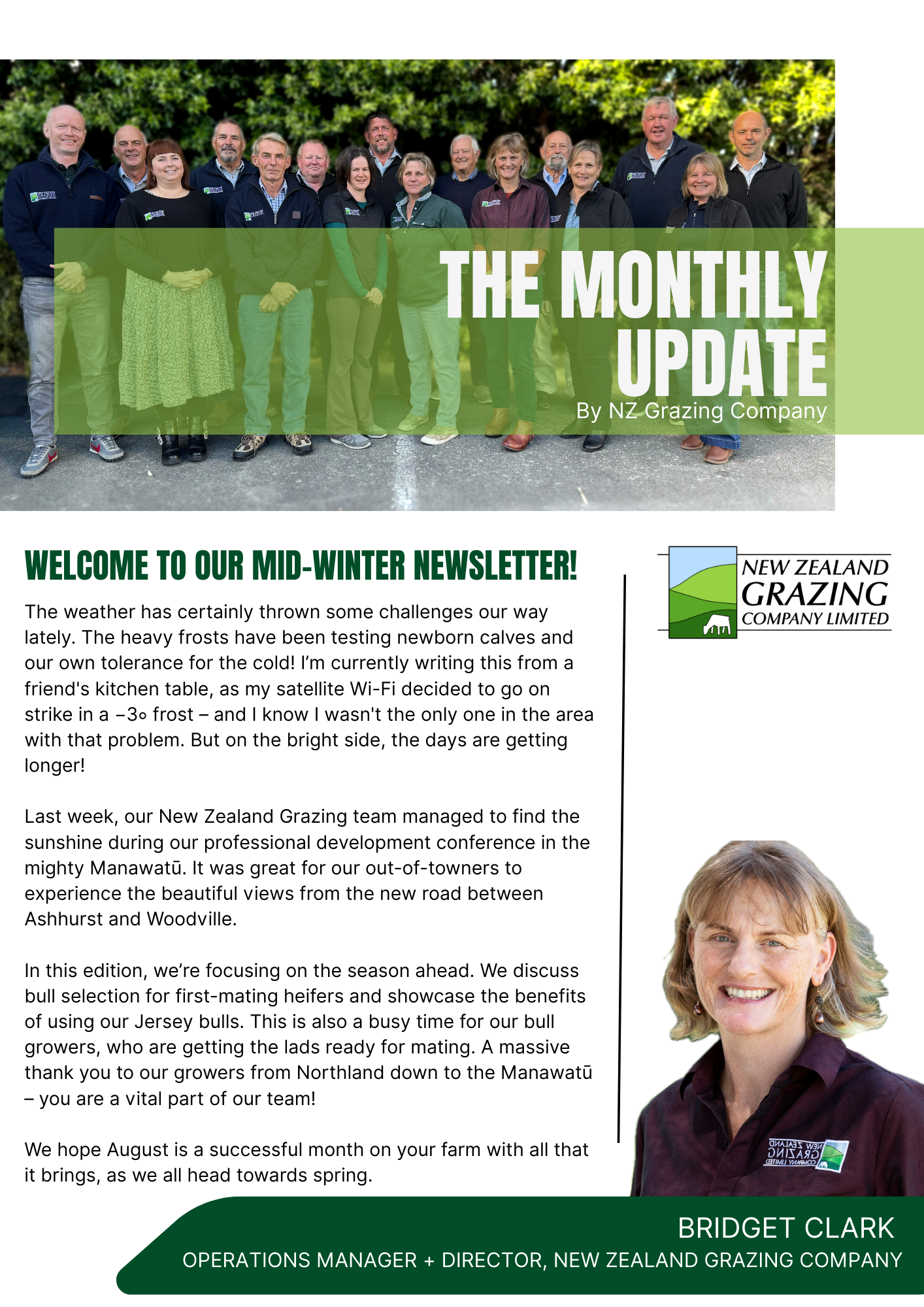 July Newsletter
